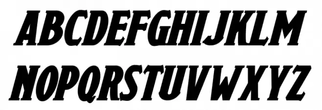 Draconis Bold Italic Fuentes MINÚSCULAS