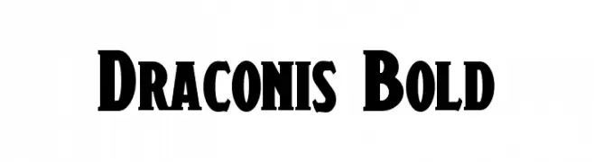 Draconis Bold  baixar fontes gratis