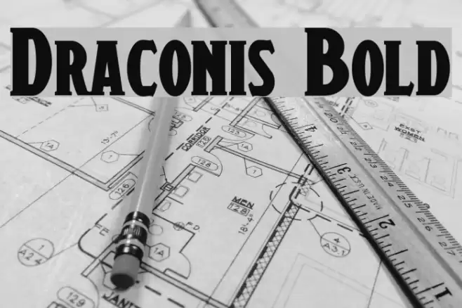 Draconis Bold Font examples