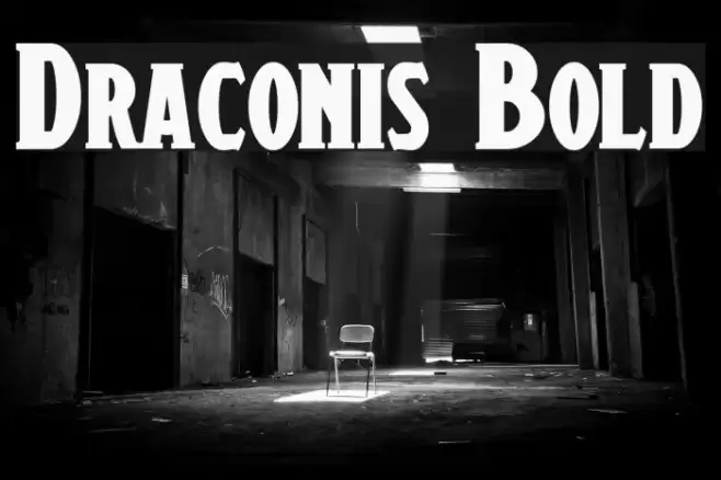 Draconis Bold Font examples