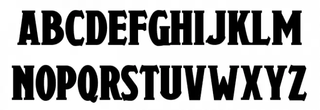 Draconis Bold Font LOWERCASE
