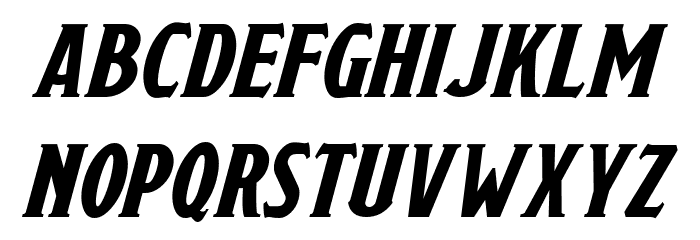 Draconis Italic Font LOWERCASE