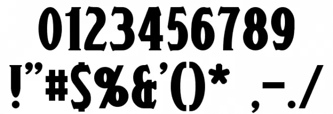 Draconis Font OTHER CHARS