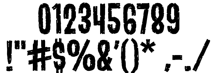 DracuFrankenWolfBB Font OTHER CHARS