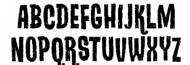 DracuFrankenWolfBB Font LOWERCASE