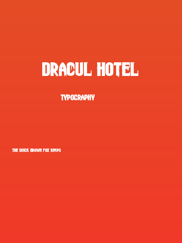 Dracul Hotel Poster