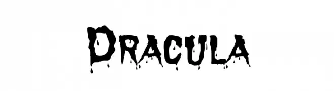 Dracula  les polices de caractères gratuit tlcharger