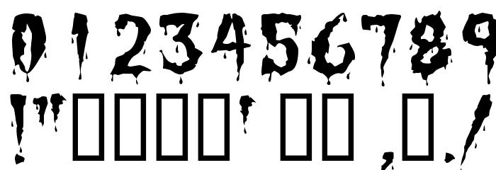 Dracula Font OTHER CHARS