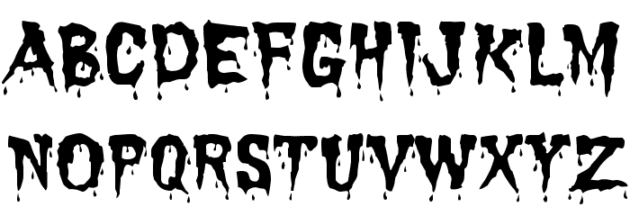 Dracula Font LOWERCASE