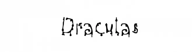 Draculas  Frei Schriftart Herunterladen