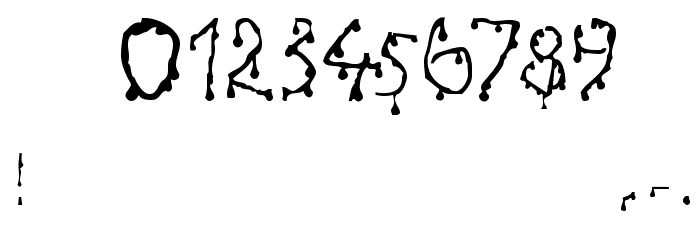 Draculas Font OTHER CHARS