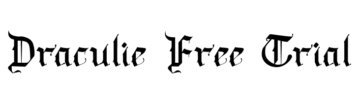 Draculie Free Trial  免费字体下载