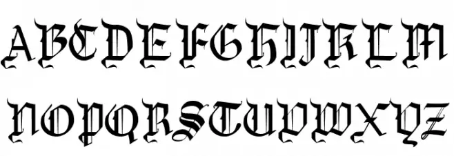 Draculie Free Trial Font UPPERCASE
