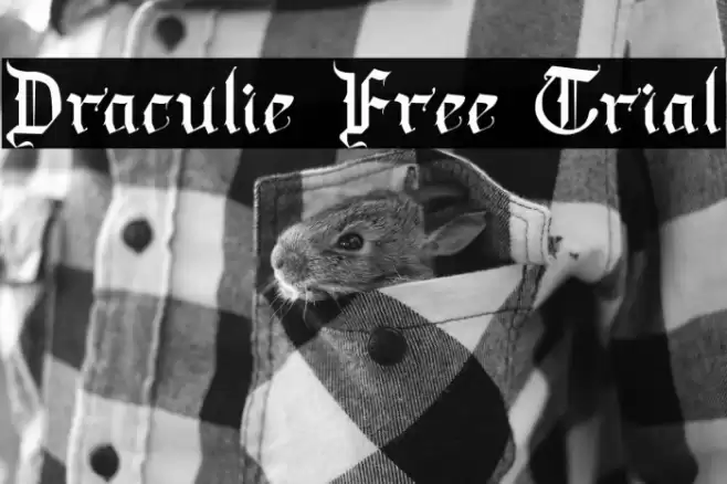 Draculie Free Trial Caratteri examples