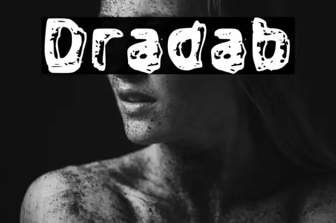 Dradab Font examples