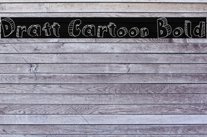 Draft Cartoon Bold Example 1