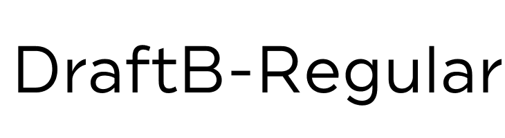 DraftB-Regular  baixar fontes gratis