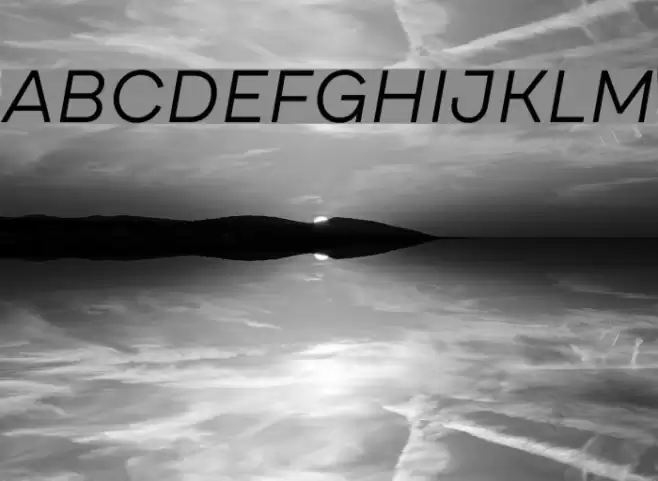 DraftB-RegularIta Font examples