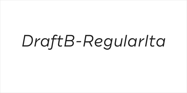 DraftB-RegularIta Logo
