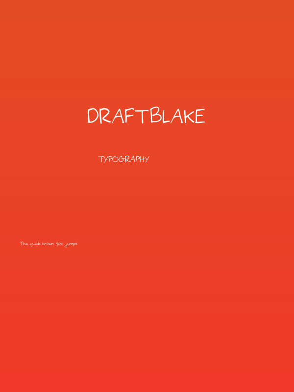DraftBlake Poster
