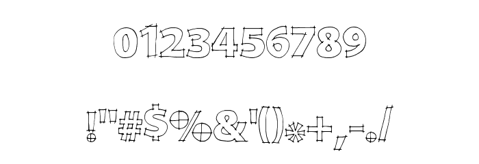 DraftQuick Font OTHER CHARS