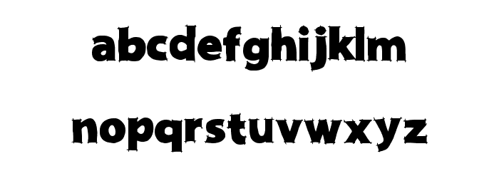 DraftQuickFilled Font LOWERCASE