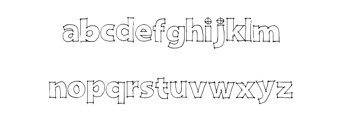 DraftQuick Font LOWERCASE