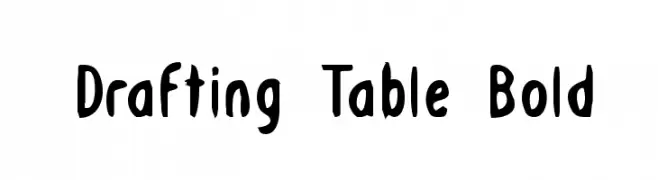 Drafting Table Bold  تنزيل الخطوط