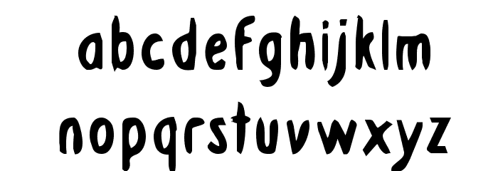 Drafting Table Bold Font LOWERCASE