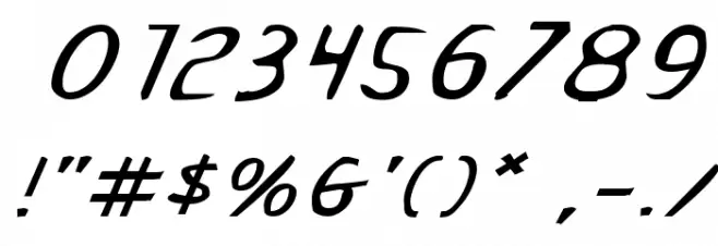 Drafting Table Expanded Italic Schriftart Anderer Schreiben