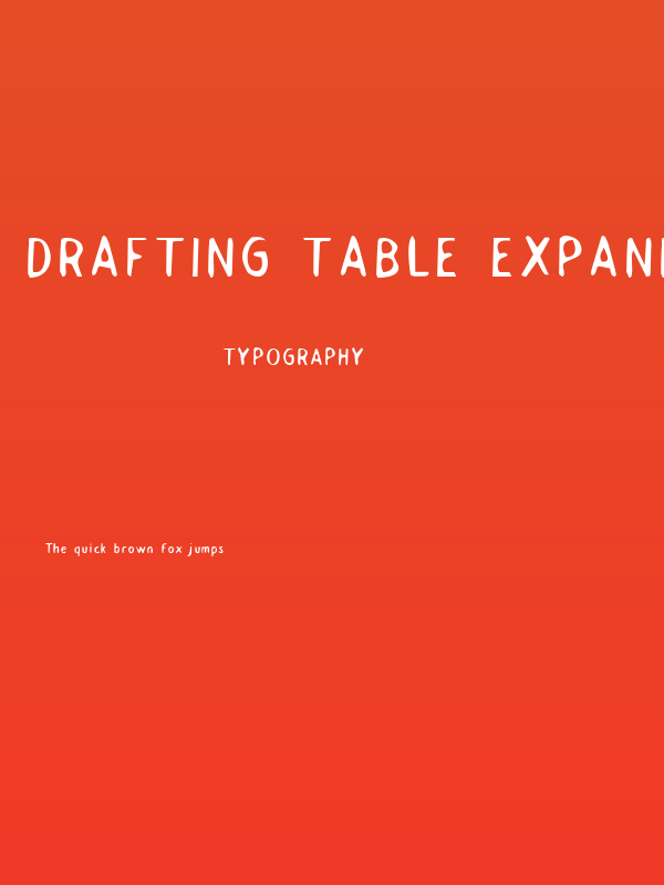 Drafting Table Expanded Poster