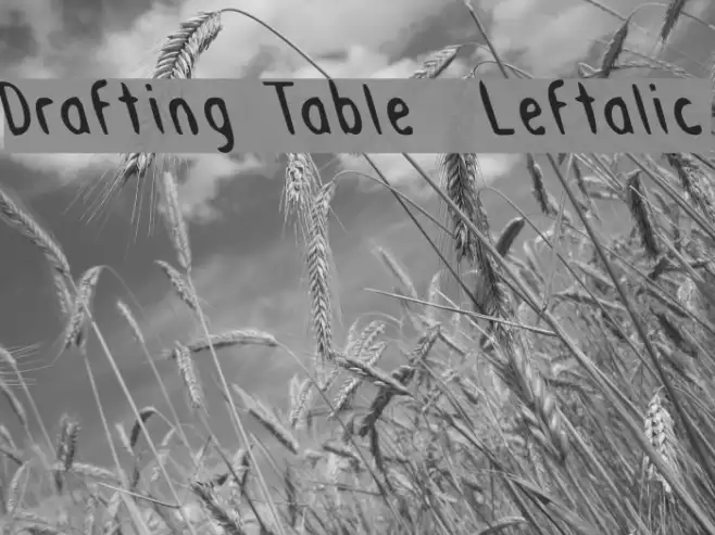 Drafting Table  Leftalic Example 2