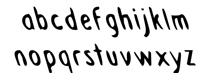 Drafting Table Leftalic Font LOWERCASE
