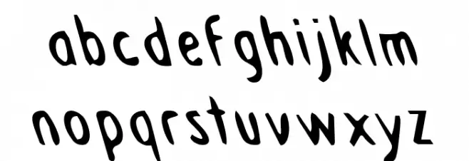 Drafting Table Leftalic Schriftart Kleinbuchstaben