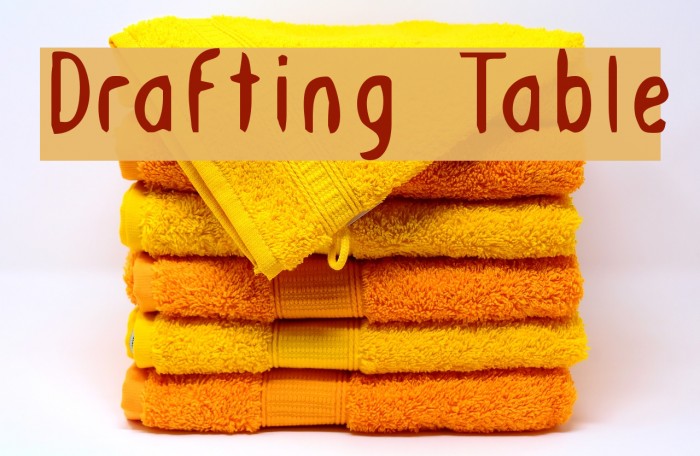 Drafting Table Font examples