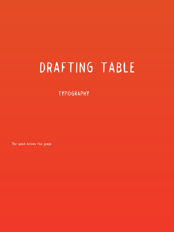 Drafting Table Poster