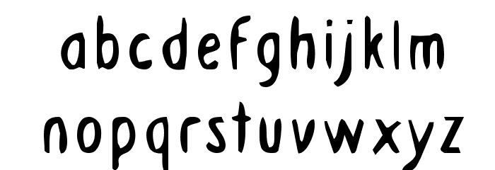 Drafting Table Font LOWERCASE