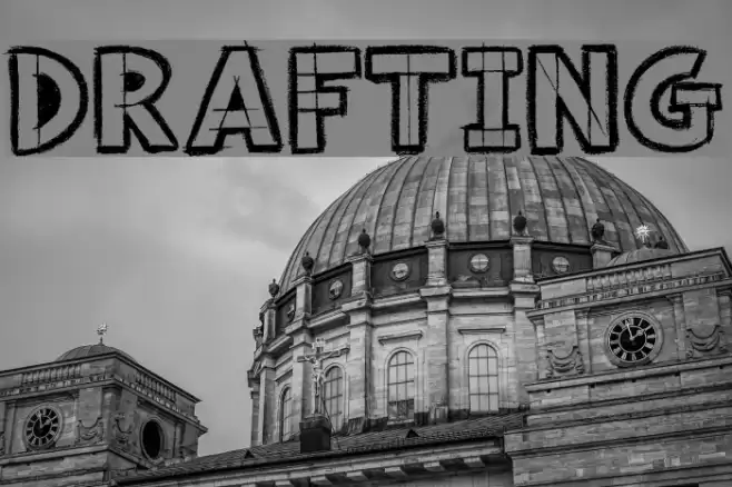 Drafting Font examples