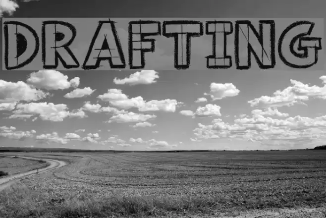 Drafting Font examples