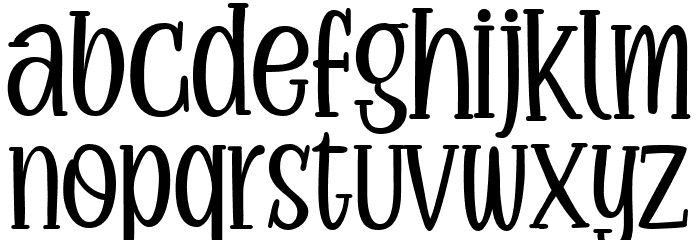 Drafty Windows Regular Font LOWERCASE