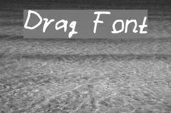 Drag Font examples