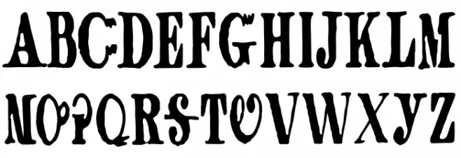 Dragging Canoe Schriftart Groß