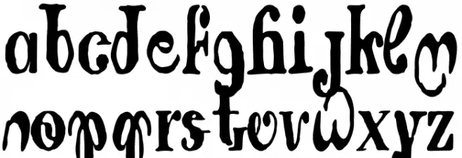 Dragging Canoe फ़ॉन्ट लोअरकेस