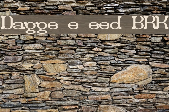 Draggle [over kerned] [BRK] Example 1