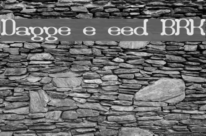 Draggle [over kerned] [BRK] Font examples