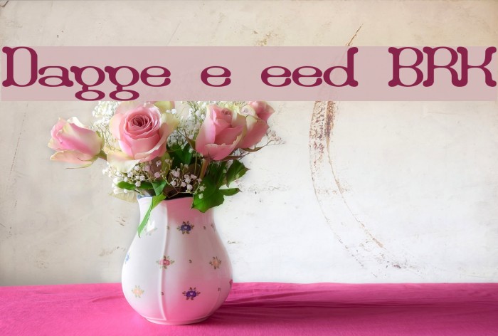 Draggle [over kerned] [BRK] Example 2