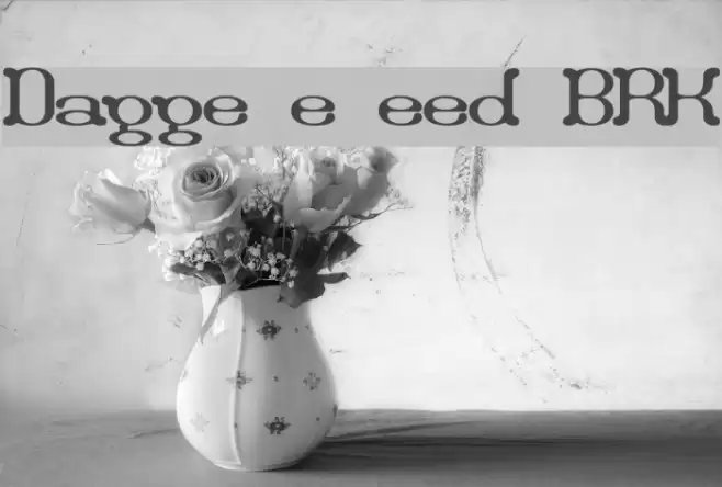 Draggle [over kerned] [BRK] Font examples