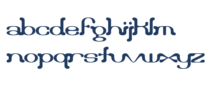 Draggle [over kerned] [BRK] Lowercase