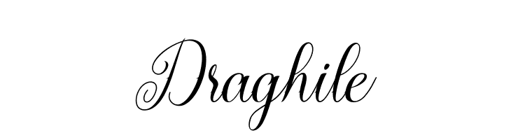 Draghile  font caratteri gratis
