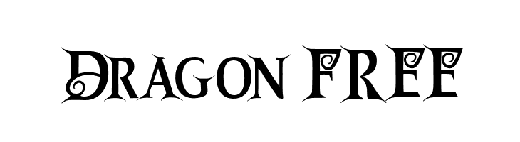 Dragon FREE  नि: शुल्क फ़ॉन्ट्स डाउनलोड